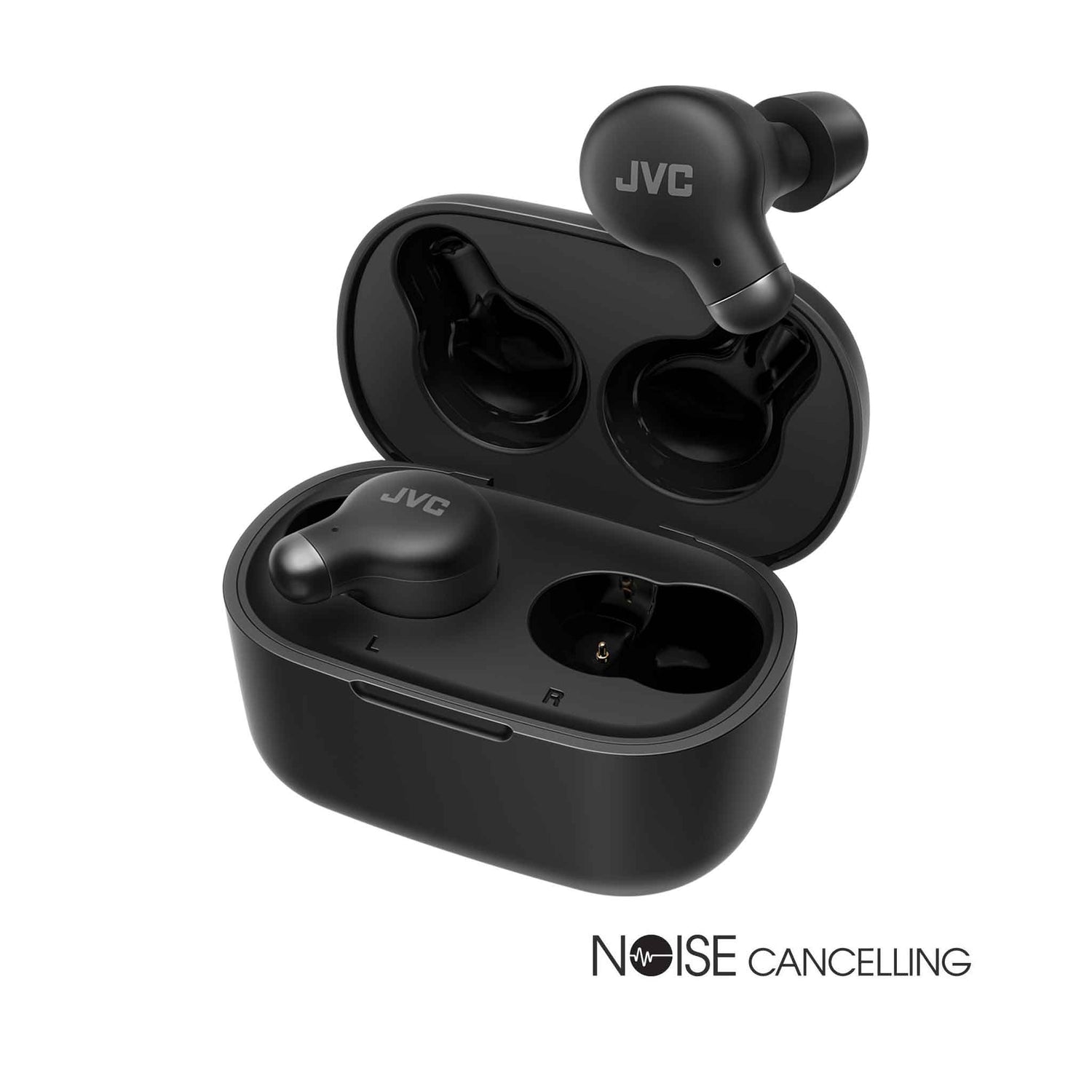 JVC HA-Z250T-B earbuds &amp; charging case