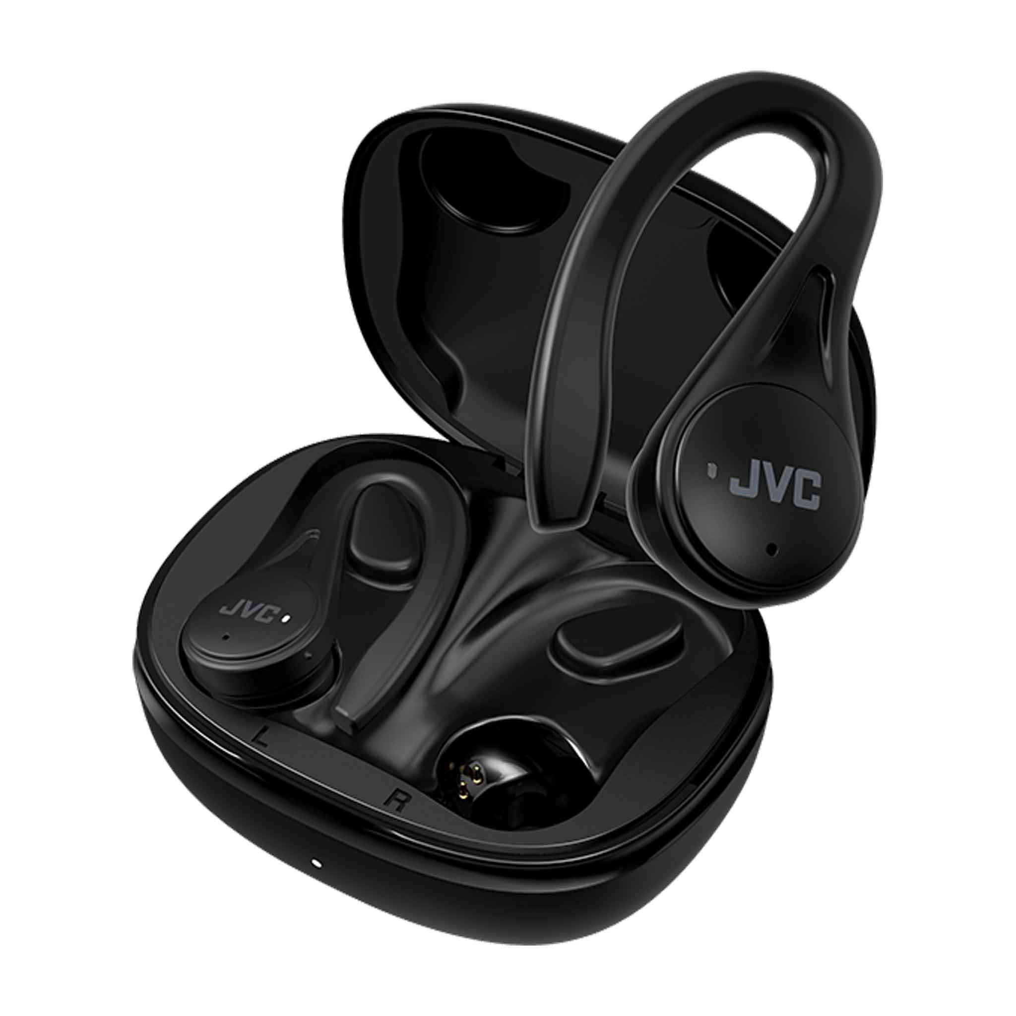 HA EC25T B Sports Wireless Earbuds Black JVC UK